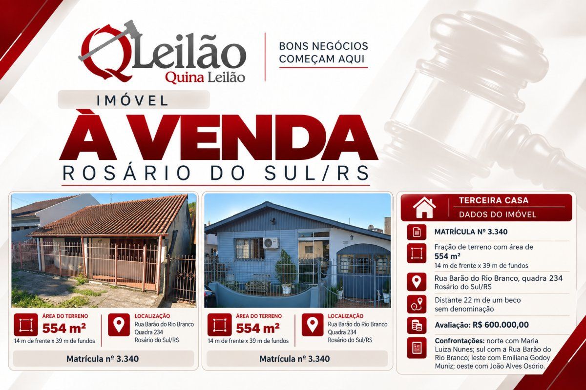 Imóvel em leilão