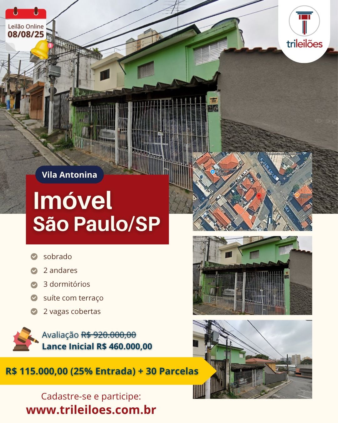 Imóvel em leilão