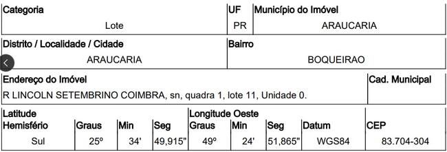 Imóvel em leilão