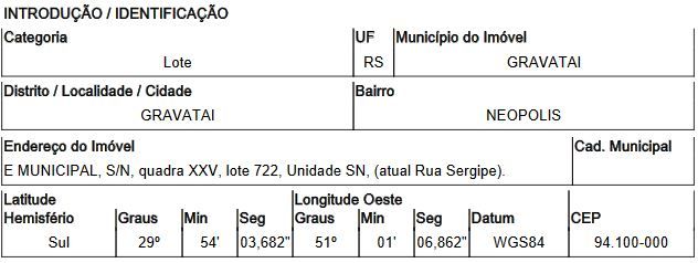 Imóvel em leilão