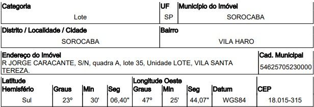 Imóvel em leilão