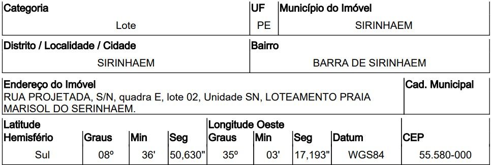 Imóvel em leilão