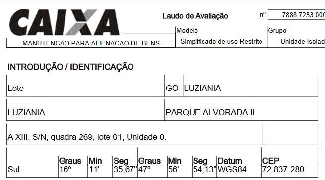 Imóvel em leilão