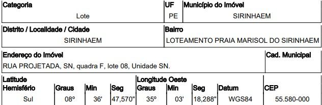 Imóvel em leilão