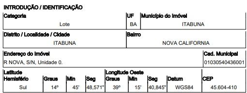 Imóvel em leilão